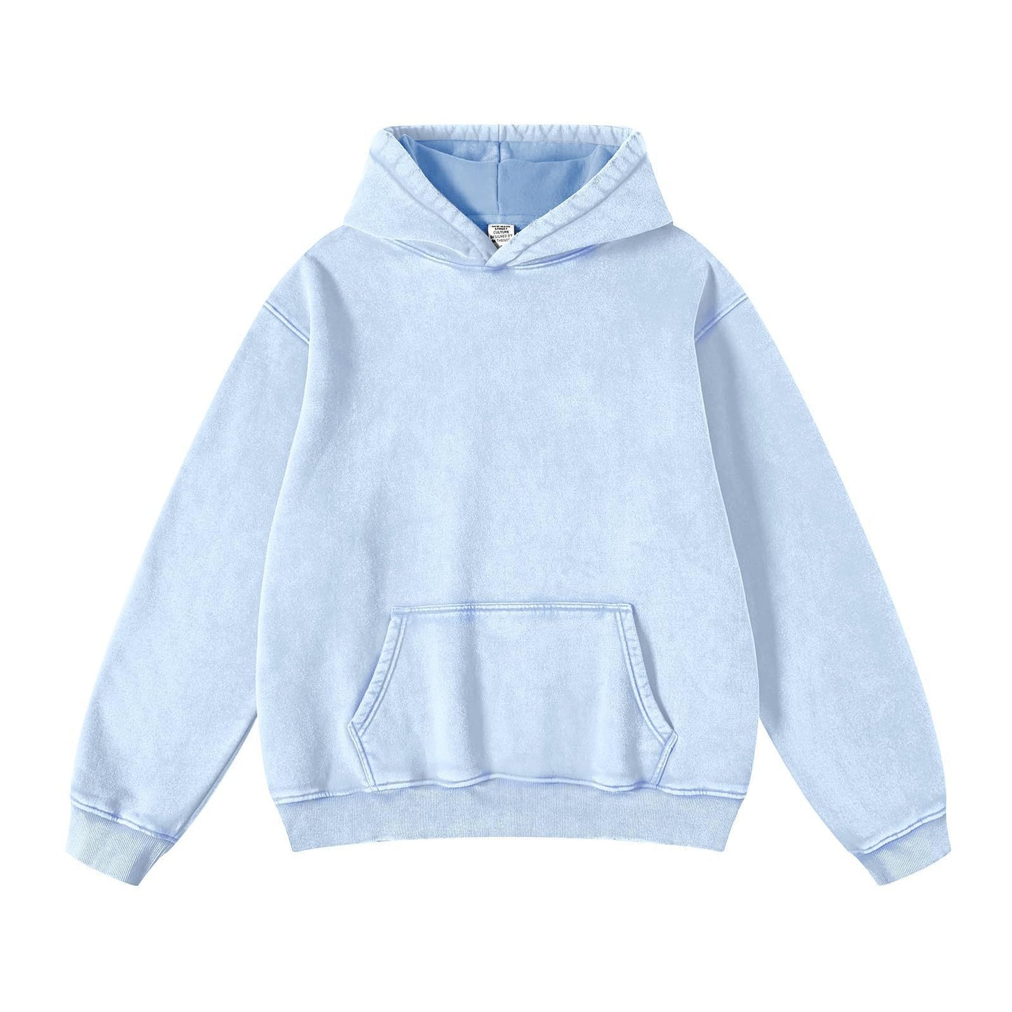 Men's Loose Casual Solid Color Hooded Sweatshirt