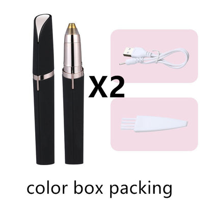 Épilateur de sourcils Maquillage professionnel complet – tondeuse à sourcils pour visage, taille-bordures pour sourcils, maquillage et mise en forme des sourcils pour femme
