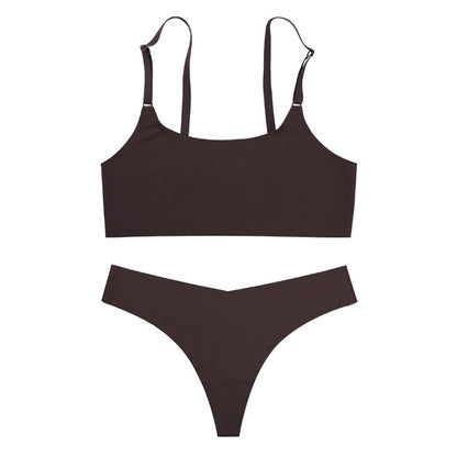 Ensemble 2 pièces sous vêtements pour femme sabs coutures,  confortable et léger a porté.Tissu cozy essayer cest l'adopter. Lire descriptions pour votre taille.
