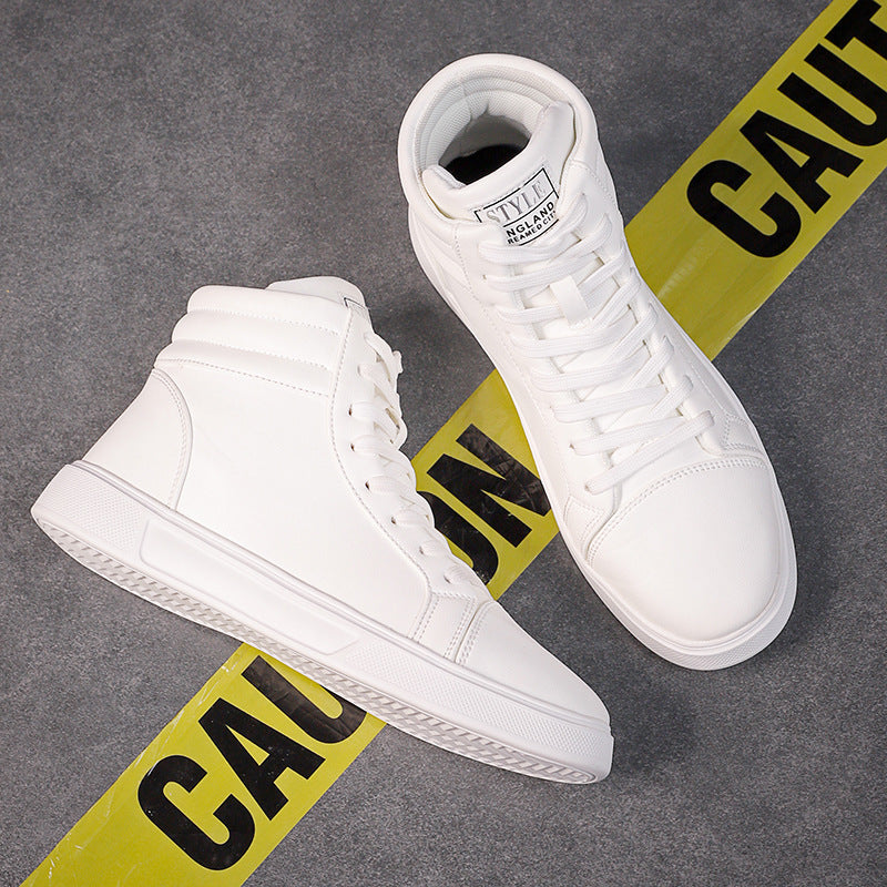 Souliers blanc pour hommes confort