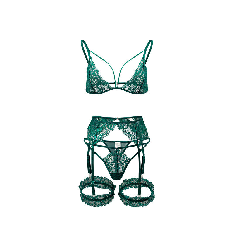 Super ensemble vert qui attire l'attention, un tissu doux et confortable pour vous mesdames