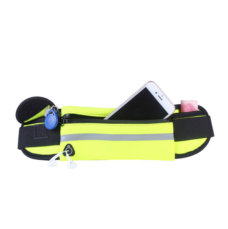 Sac banane de fitness avec poche, ceinture fine pour course à pied, jogging, randonnée, cyclisme, entraînement, sport, salle de sport parfait pour toute vos activités.