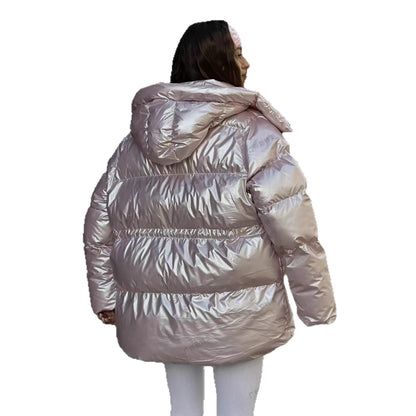Womens Casual Loose-fitting Cotton Coat