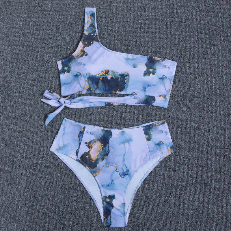 Women's High Waist Bikini Swimsuit With Straps