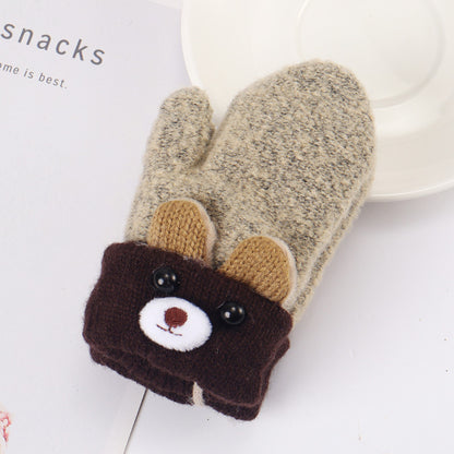 Mitaines Pour Enfants Mignons Oursons Parfait pour l'hiver