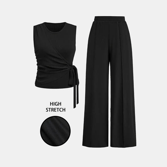 Casual Sleeveless Set Lazy Style Women's Suit