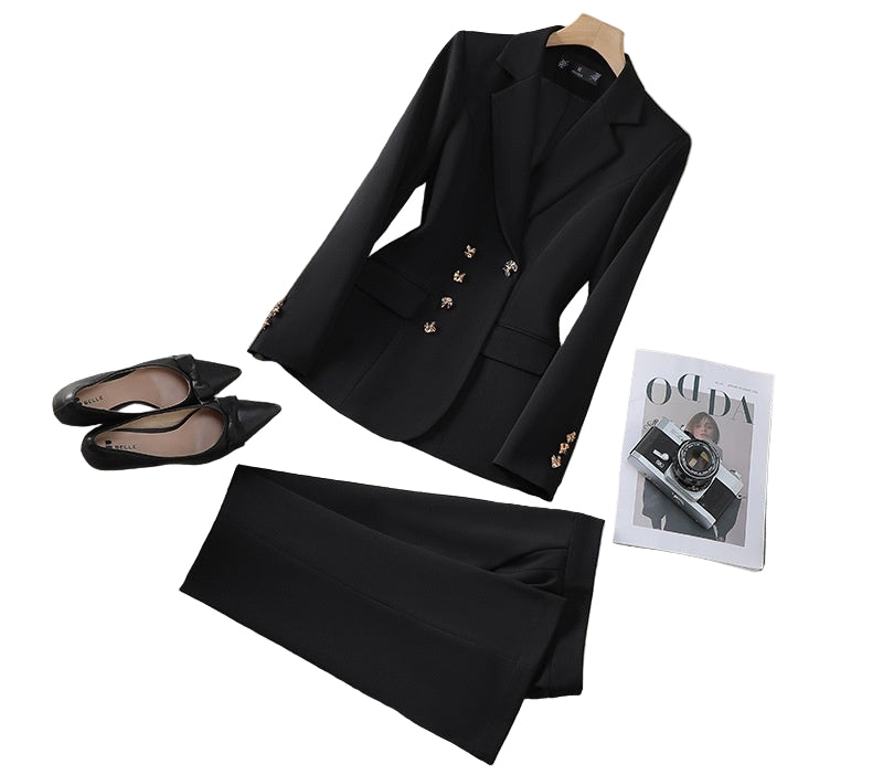 Female Autumn Temperament Fashionable Slim Administrative Set