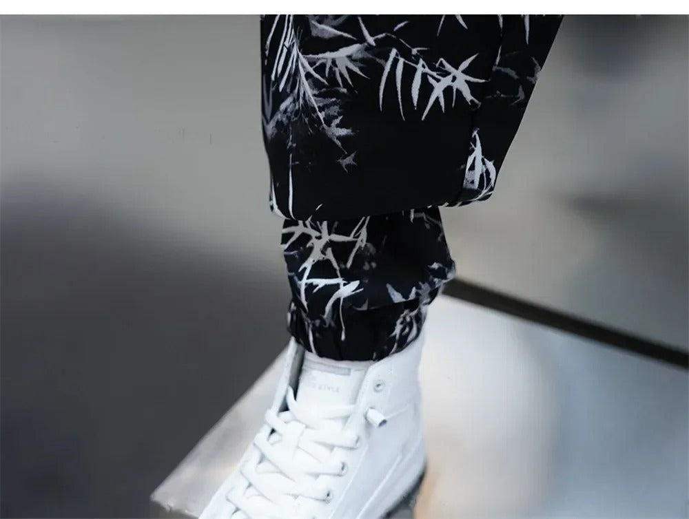 Pantalon sarouel décontracté en soie glacée pour homme,bien lire les descriptions sur chaque article pour choisir votre grandeur