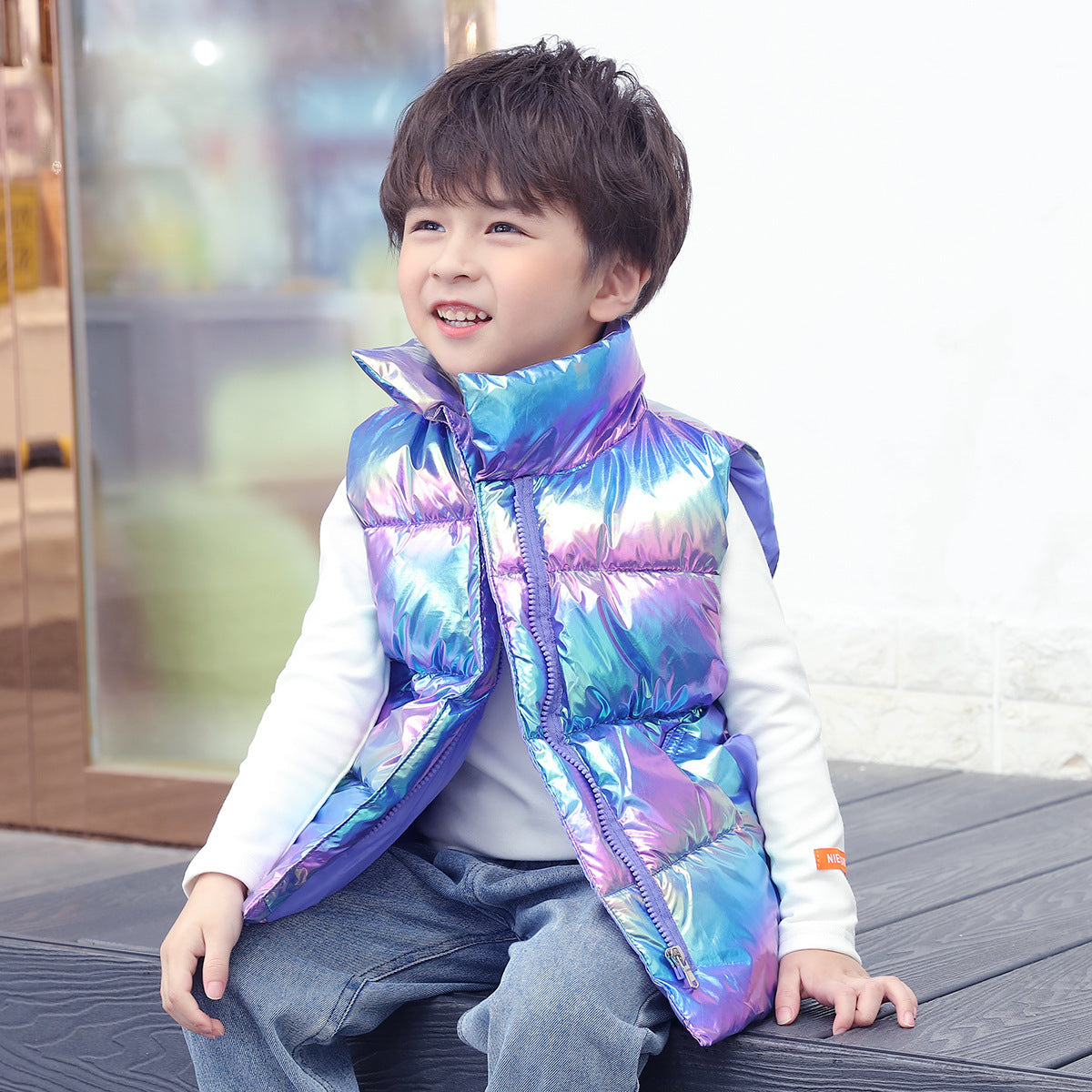 Manteau sans manche pour enfants