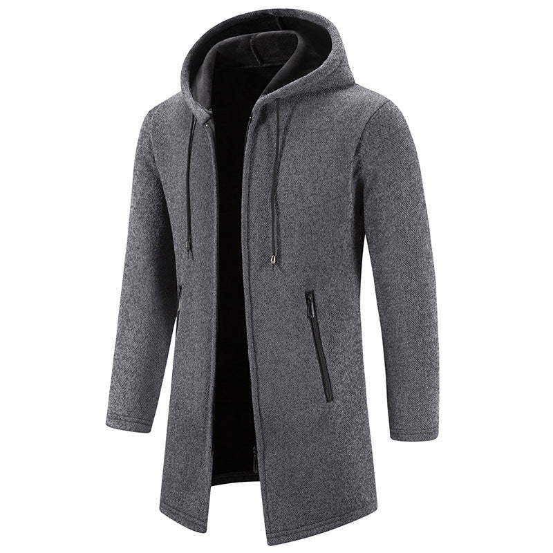 Cardigan à capuche décontracté de couleur unie pour homme avec fermeture éclair bien lire les descriptions pour choisir votre bonne grandeur