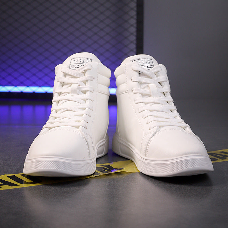 Souliers blanc pour hommes confort