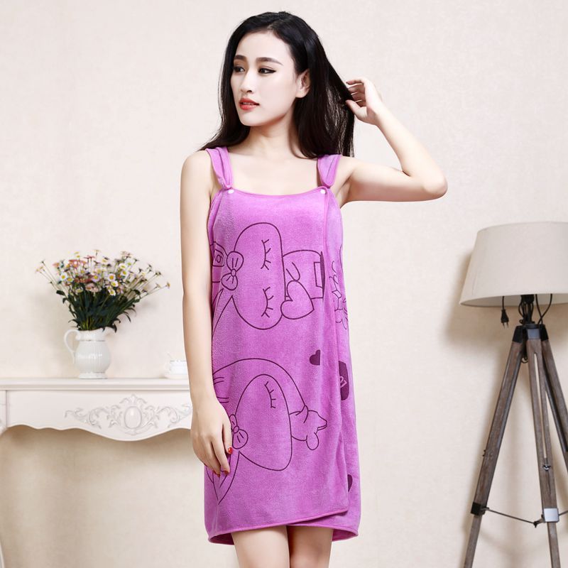 Serviette de bain tellement pratique. Fini les Serviette qui tombent.