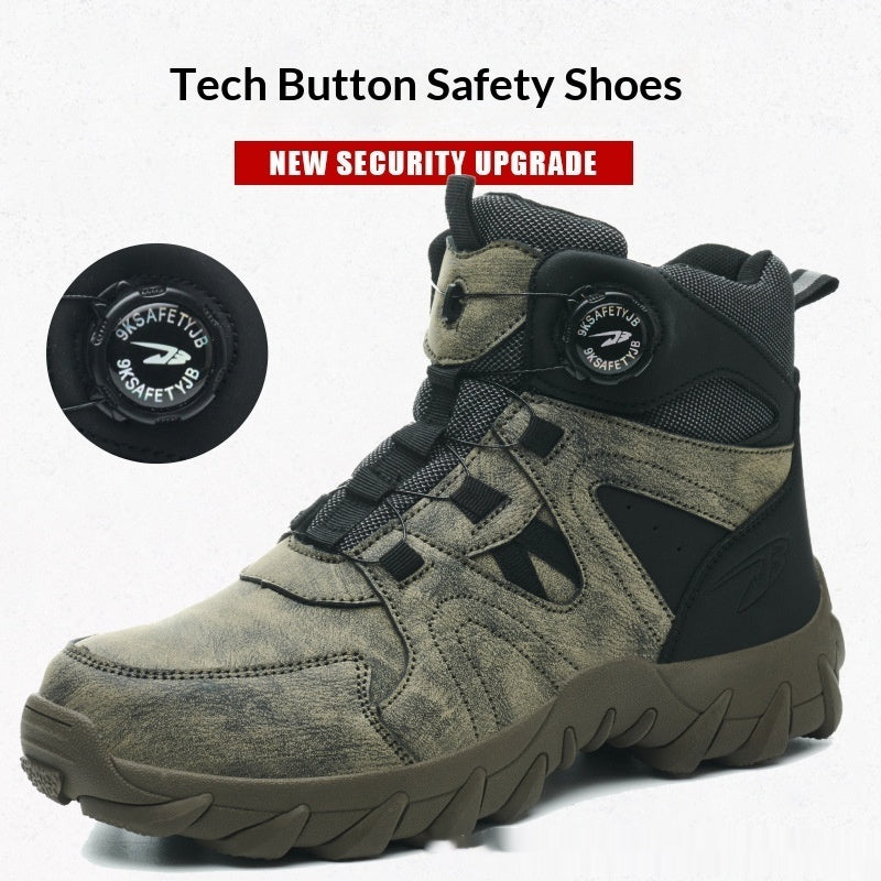 Mens Lightweight Comfortable And Safety Work Boots