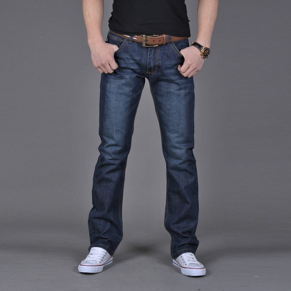 Jean patte droit pour homme
