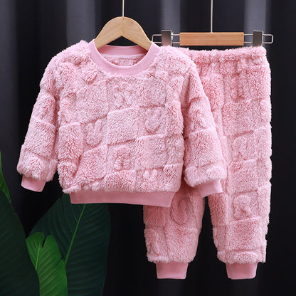 Nouveau pyjama de couleur unie de style coréen