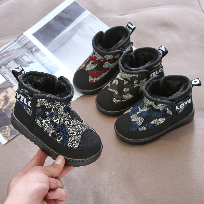 Bottes camouflage pour bébé garçons