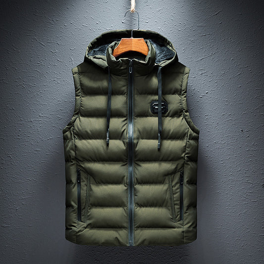 Gilet polaire chaud, marque tendance, vêtements d'extérieur