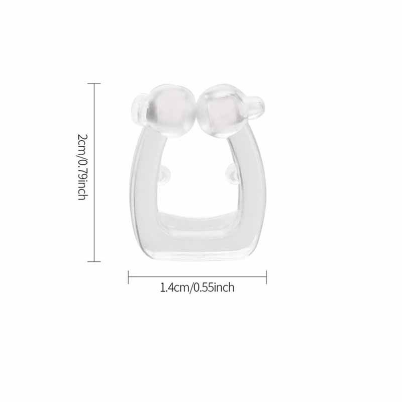 Mini pince-nez magnétique anti-ronflement en silicone