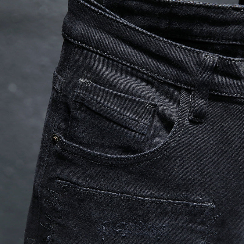 Jeans noires pour hommes cozy