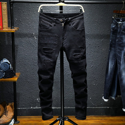 Jeans noires pour hommes cozy