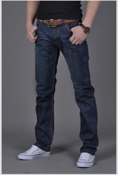 Jean patte droit pour homme