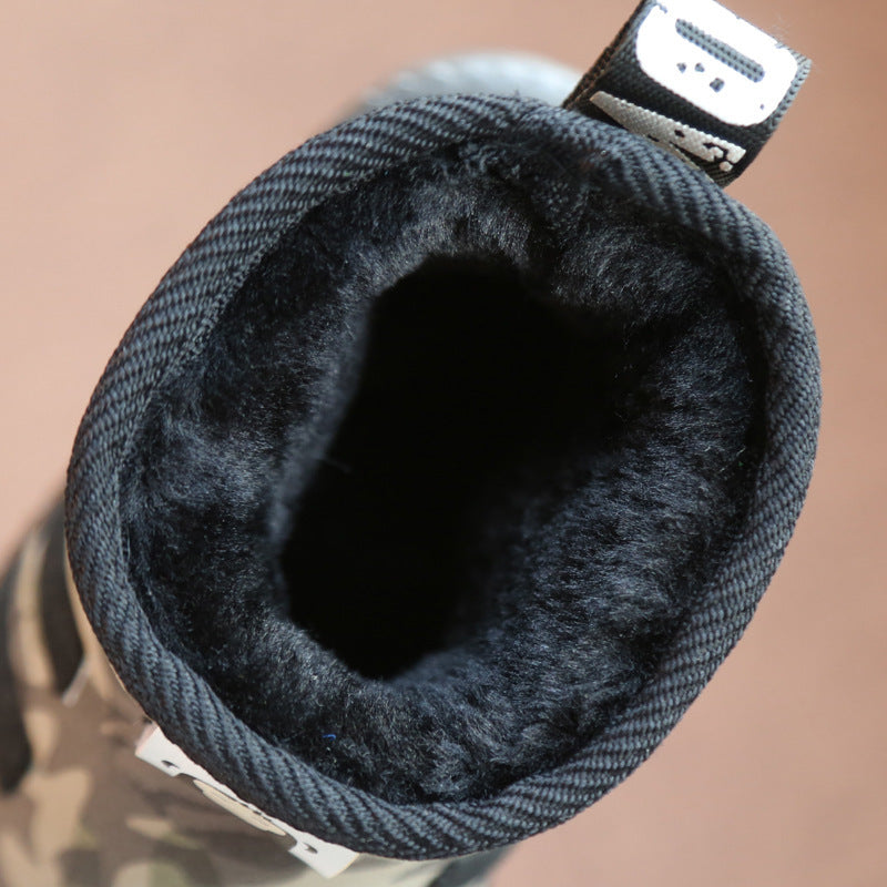 Bottes camouflage pour bébé garçons