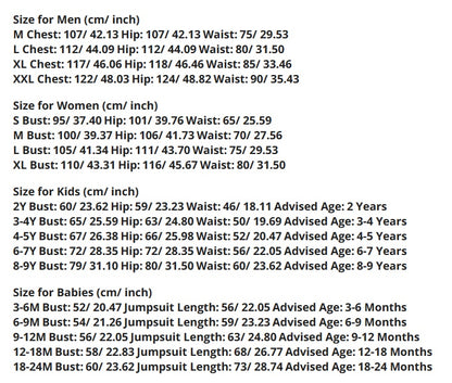 Un pyjama pour toute la famille
