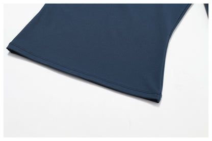 Pull slim à manches longues pour femme, vêtement de sport, de yoga, de fitness et de mode