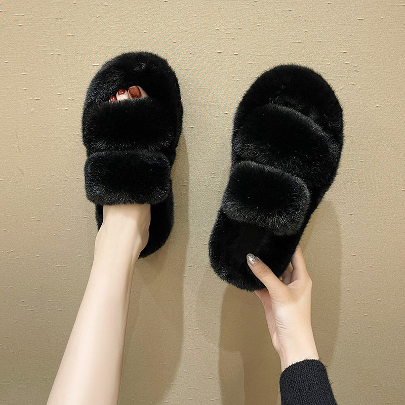 Chaussons moelleux pour femmes, pantoufles de chambre moelleuses