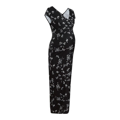 Robe longue avec motif
