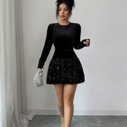 Elegant And Advanced Sequin Dress For Women