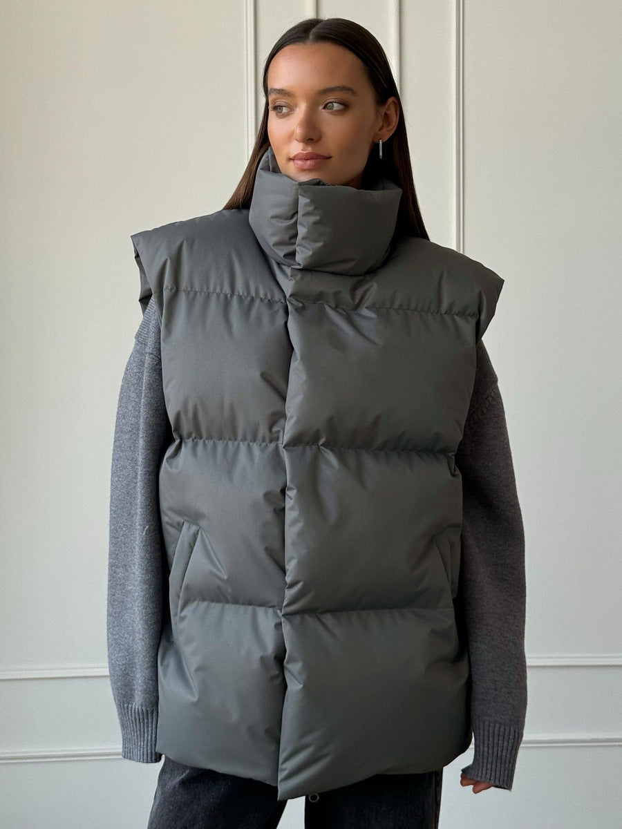 Gilet en coton européen et américain automne et hiver