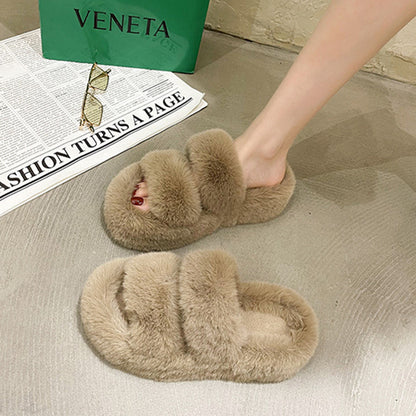 Chaussons moelleux pour femmes, pantoufles de chambre moelleuses