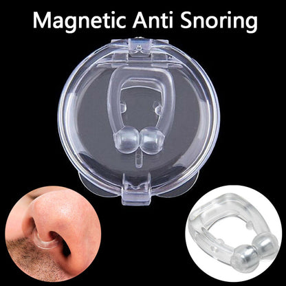 Mini pince-nez magnétique anti-ronflement en silicone