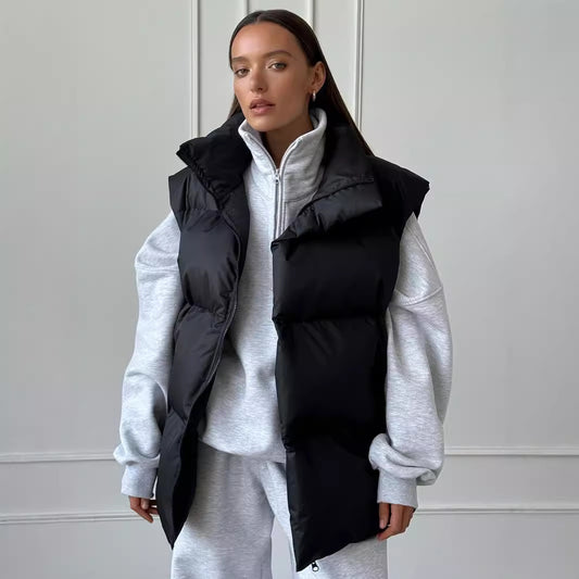 Gilet en coton européen et américain automne et hiver