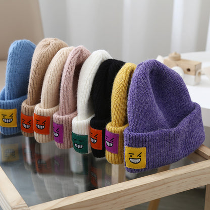 Tuque en tricot, Corée du Sud pour garder au chaud les petite oreilles de vos tout petits.