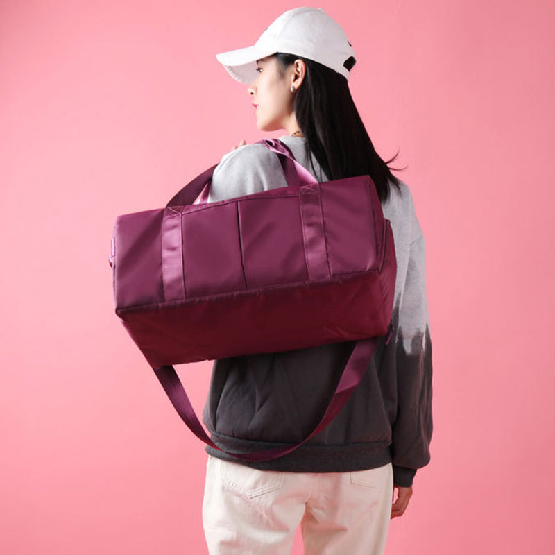 Sac de voyage de sport, sac de sport imperméable pour femmes et hommes, sac de week-end de natation, sac à bandoulière de sport
