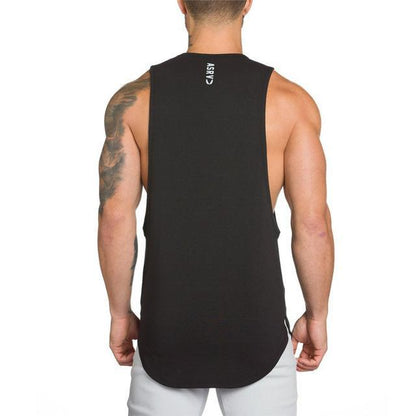 T-shirt long pour homme, idéal pour la musculation, la gym, l'entraînement et le sport