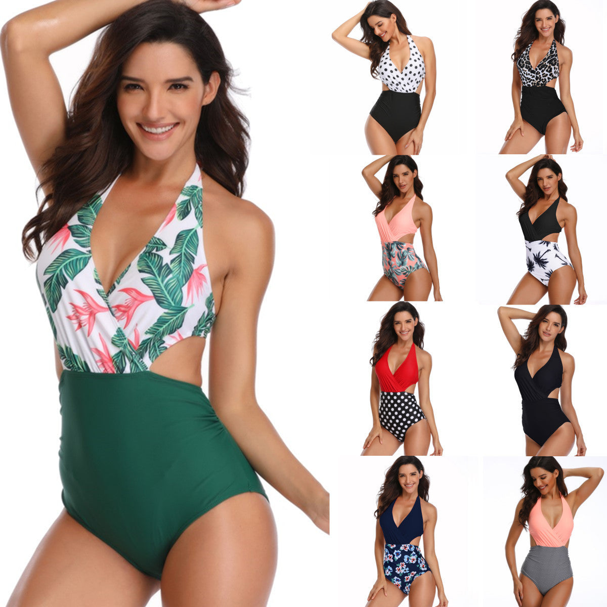 One-piece Swimsuit Multi-color Printing Manufacturer