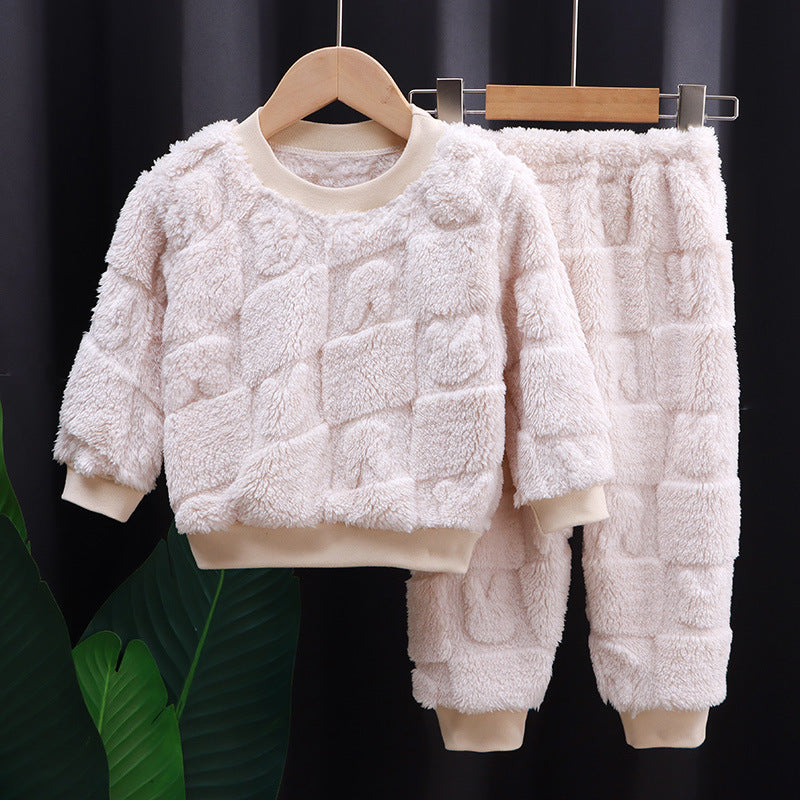 Nouveau pyjama de couleur unie de style coréen