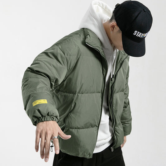 Veste matelassée à col montant pour homme