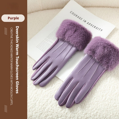 Gants en cuire pour Femmes Tendances Mode