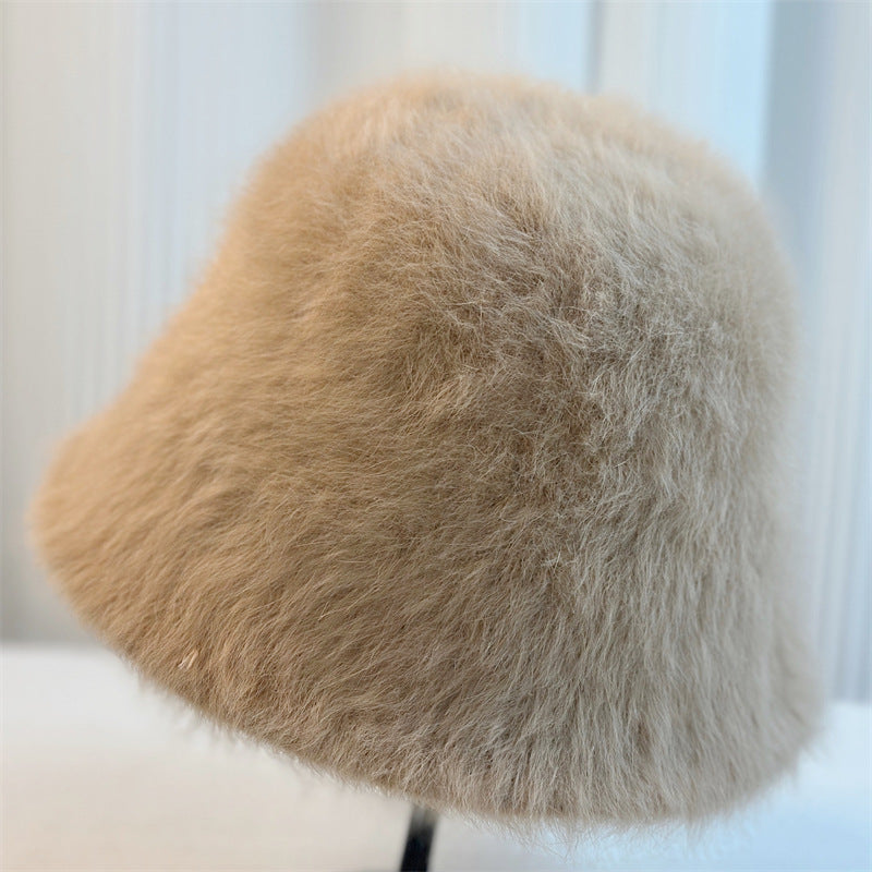 New Versatile Rabbit Fur Bucket Hat
