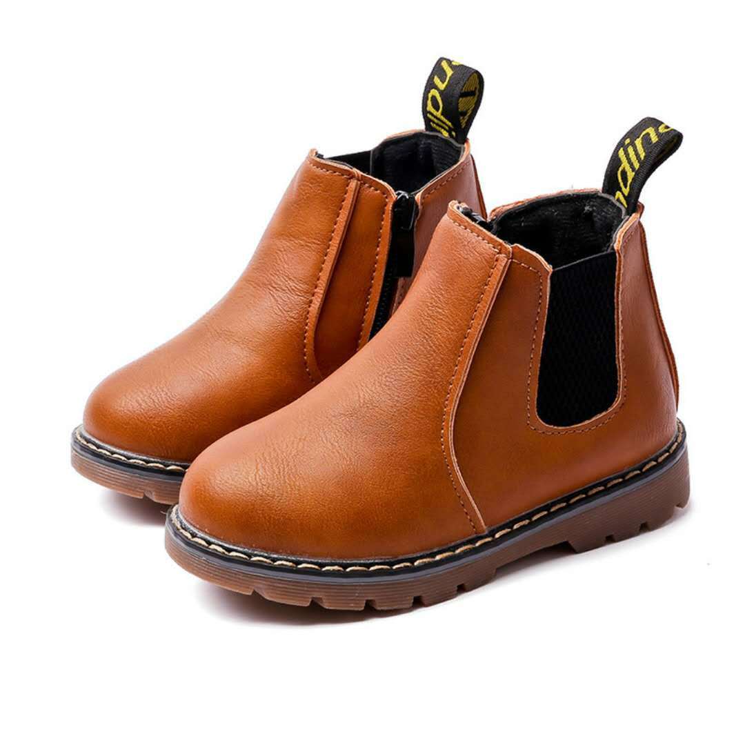 Bottes Doc Martens décontractées pour garçons et filles, chaussures rétro à la mode pour enfants nous avion botte doublé et non doublé.
