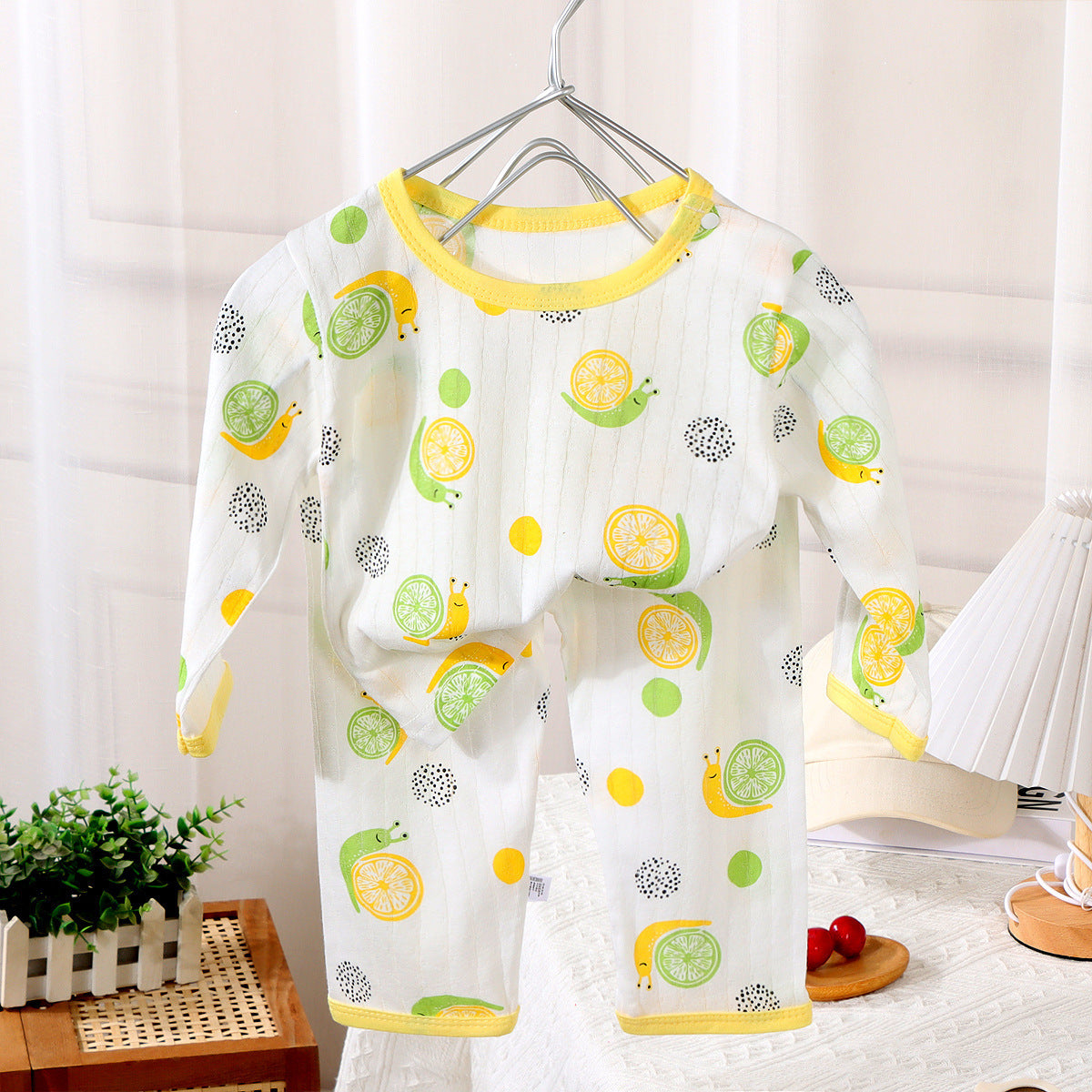 Ensemble pyjama en coton pour bébé