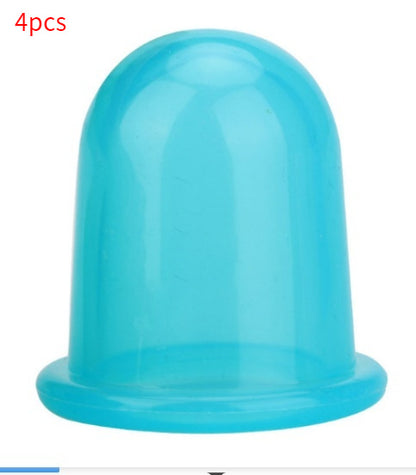 Ventouses en silicone pour soins de santé, réservoir, ventouses sous vide, méridien, soins de santé, ventouses transparentes, taille moyenne