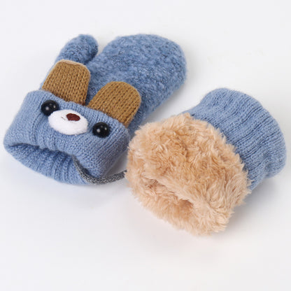 Mitaines Pour Enfants Mignons Oursons Parfait pour l'hiver