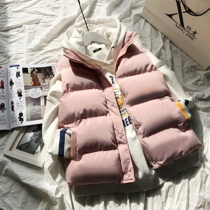 Women's Short All-match Thickened Down Cotton Vest