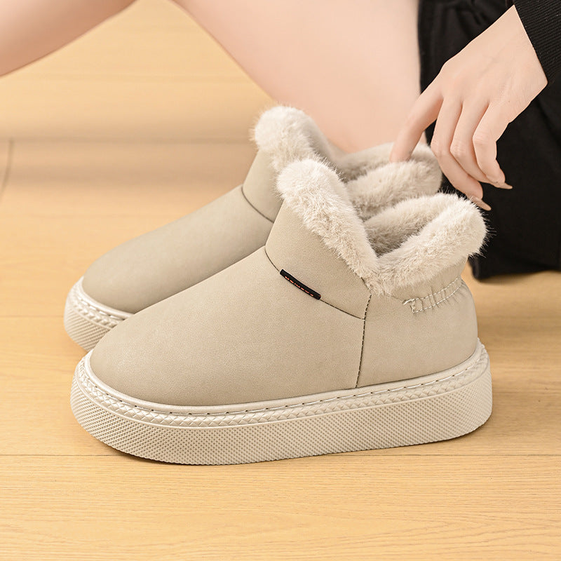 Cotton Shoes Men's Fleece-lined Warm Outdoor Non-slip