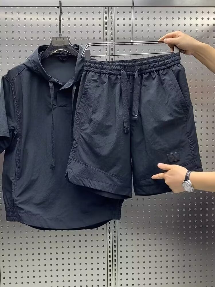 Sportswear Suit Men's Summer Short-sleeved T-shirt Shorts Two-piece Suit